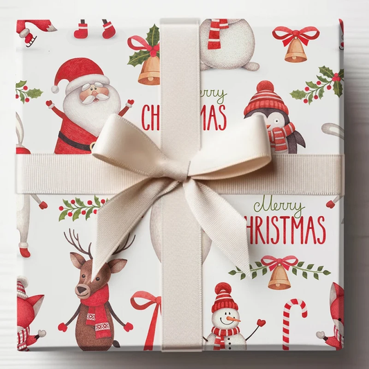 Christmas Characters Wrapping Paper