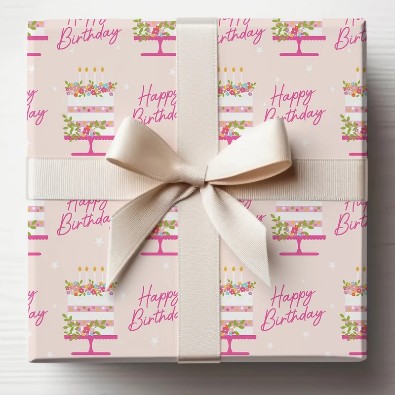 Happy Birthday Wrapping Paper