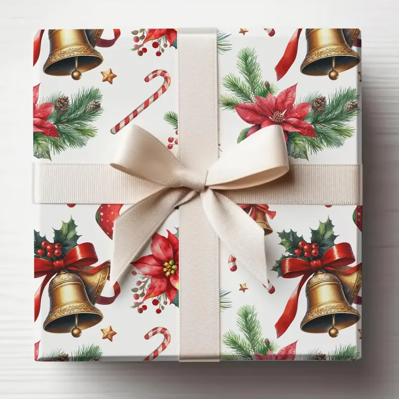 Christmas Bell Gift Wrap