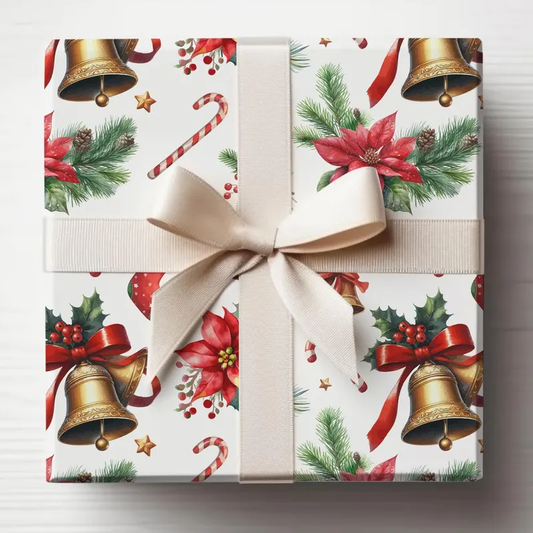 Christmas Bell Wrapping Paper