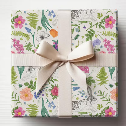 Colorful Easter Rabbit Wrapping Paper
