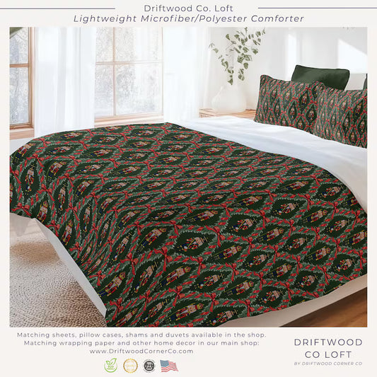 Nutcracker Christmas Comforter