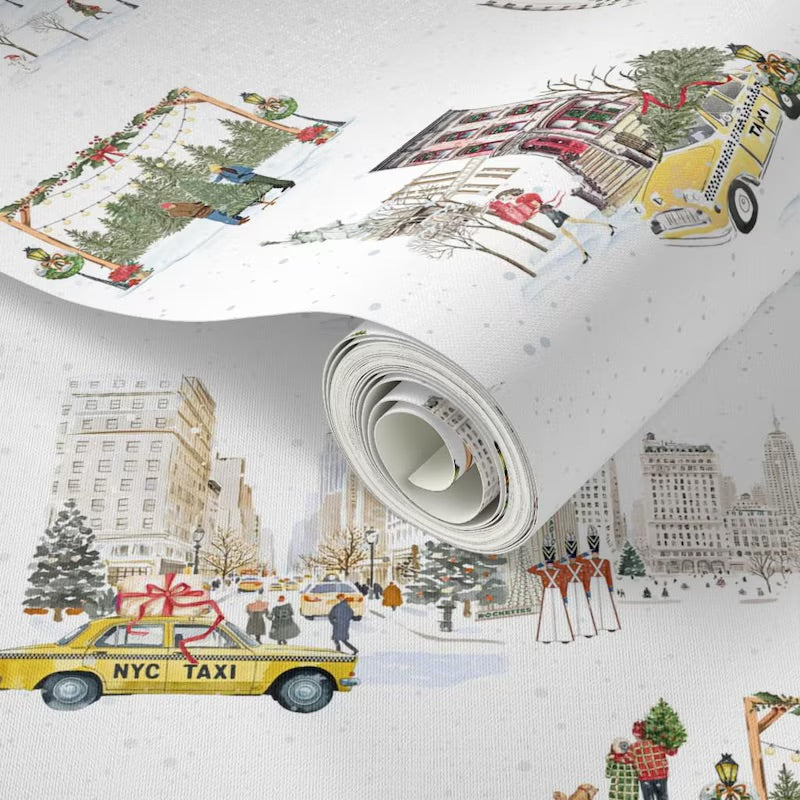 NYC Christmas Wrapping Paper