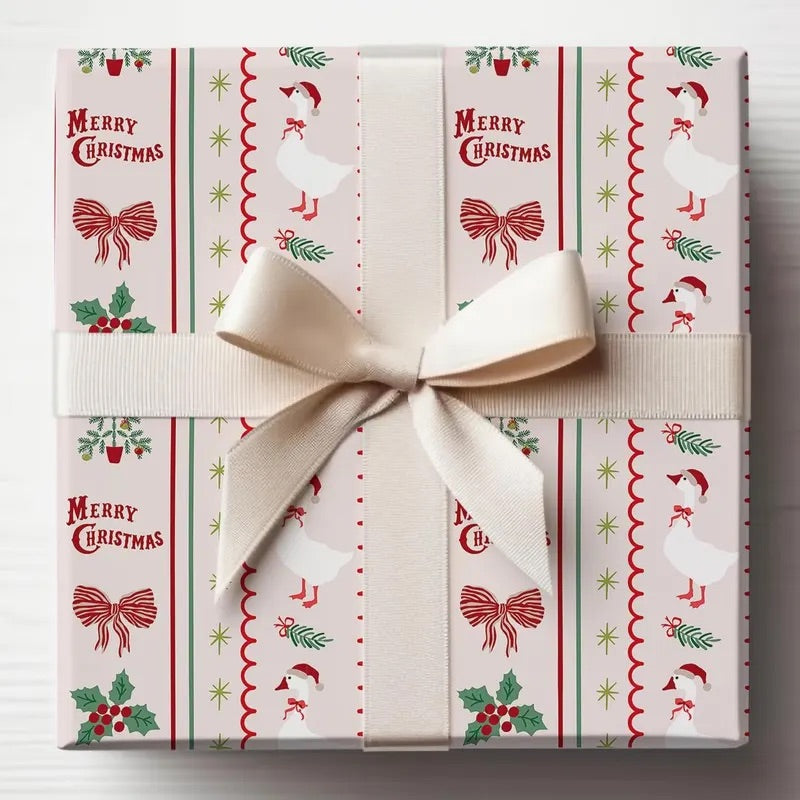 Christmas Goose Wrapping