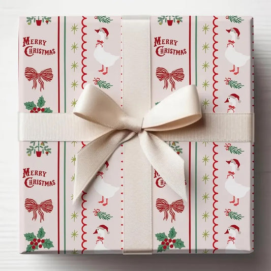 Christmas Goose Wrapping