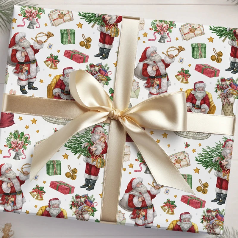 Christmas Santa Gift Wrap