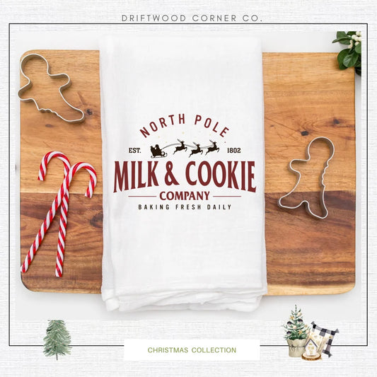 North Pole Cookie Co. Christmas Hand Towel