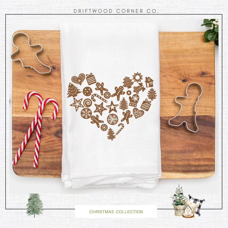 Gingerbread Christmas Hand Towel