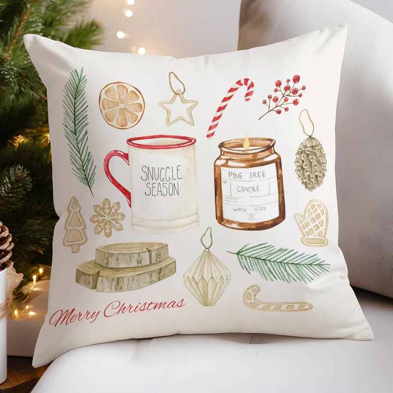 Christmas Throw Pillow Cover