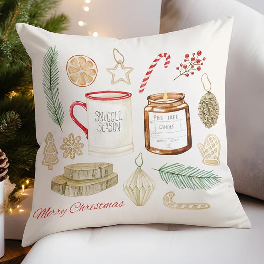 Christmas Throw Pillow Cover