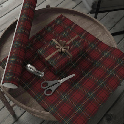 Ralph Lauren Inspired Christmas, Tartan Plaid Wrapping