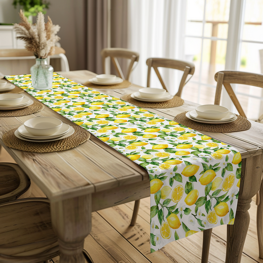 Summer Lemon Table Runner