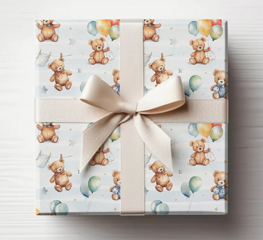 Teddy Bear Wrapping Paper