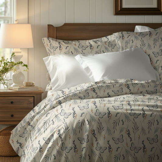 Botanical Fall Premium Italian Duvet Cover